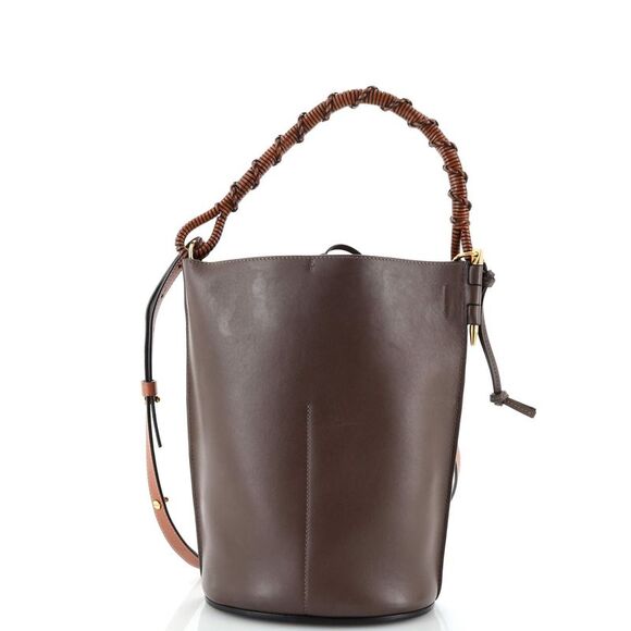Loewe Gate Bucket Bag Leather Medium Brown - Picture 3 of 12